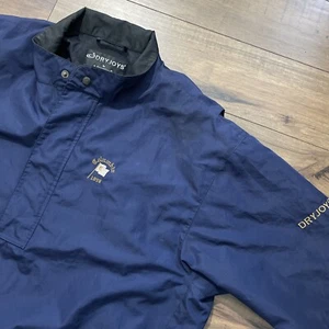 DryJoys FootJoy FJ 1/4 Chaqueta Forrada con Cremallera Para Hombre Grande Azul Manga Corta ¡BONITA! - Imagen 1 de 13