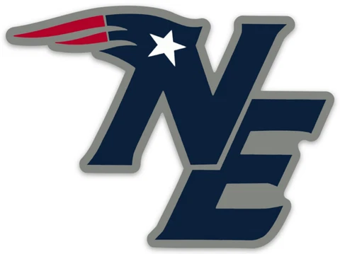 New England Patriots Flyer Logo Type NFL Football Die-cut MAGNET Cover
