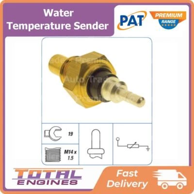 PAT Premium Water Temperature Sender fits Mercedes Benz 200 W124 3.0L 6Cyl M 103 - image 1 of 2