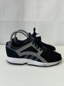 Adidas Mens/Boys Racer Lite Core Black Trainers UK 4 - Picture 1 of 7