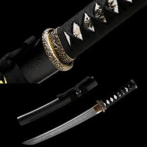 Japanese Tanto Sword Handmade Short Samurai Sword Sharp Small Sword Katana - Picture 1 of 12