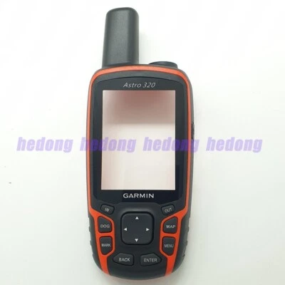 MINGHAO For Garmin Astro 320 Plastic Front Cover Frame Housing Shell Button Glass