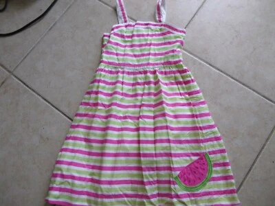 HARTSTRINGS DRESS SIZE 7 LINED EASTER CHURCH SPRING SUMMER WATERMELON PICNIC EUC - Image 1 of 4