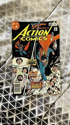 Superman Starring In Action Comics: “It’s Double Menace Time” NO. 548 OCT (1983) - Image 1 of 4
