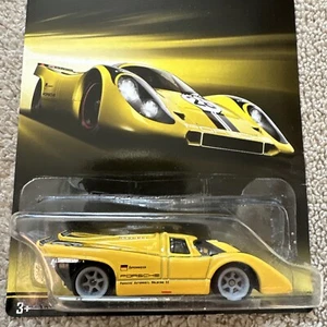 HOT WHEELS Walmart Yellow PORSCHE 917K Custom Real Riders From 8 SET 2014 - Picture 1 of 9