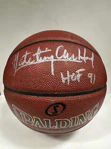 Nate 'Tiny' Archibald Signed Spalding Basketball NBA 'HOF 91' PSA 6A80940 - Picture 1 of 2