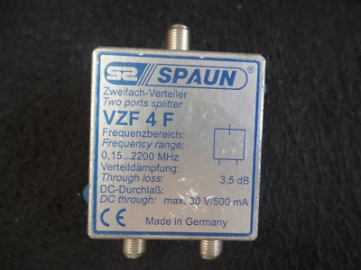 Genuine Spaun – VZF 4F – Two Port Signal Splitter - Bild 1 von 4