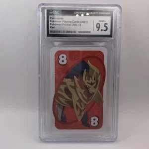 Zamazenta RED #8 Pokemon (2021) Japanese UNO Card CGC Mint+ 9.5 - Picture 1 of 10