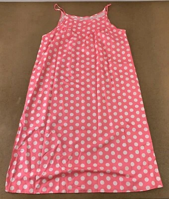 Nuevo vestido para mujer talla XL rosa blanco a lunares sin mangas ligero para dormir largo Foto 1 de 4