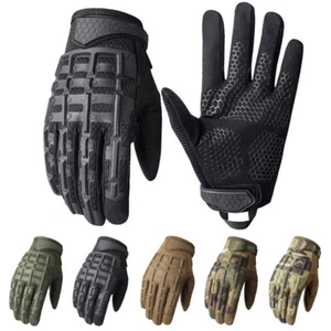 Guantes tácticos para hombre protección mochille motocicleta policía ejército combate militar  - Imagen 1 de 15