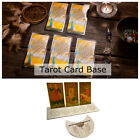 Wooden Tarot Card Display Holder Moon Shape Gifts for Enthusiast (Wood Color A)