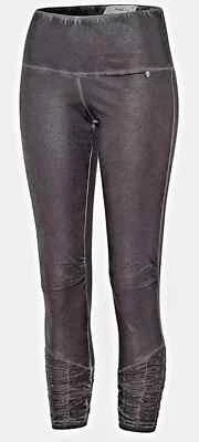 TREDY NEU XXL 48 Magnet Grau Glitzer Schimmer Stretch Legging Hose Strass  - Bild 1 von 4
