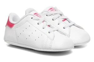 Adidas Originals Stan Smith Crib Shoes Baby Infant Girls Trainers UK 4 - S82618 - Picture 1 of 12