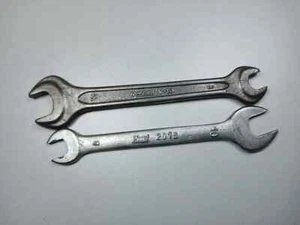 2Pcs Vintage Hazet V-10 Hazet 2915 Double Open Wrench Germany - Picture 1 of 6