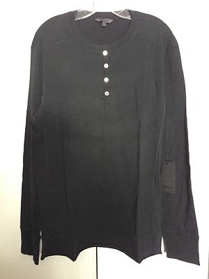 JERSEY HENLEY JERSEY ALGODÓN HOMBRE ROGUE EN NEGRO FORCE TALLA XL NUEVO CON ETIQUETAS Foto 1 de 4