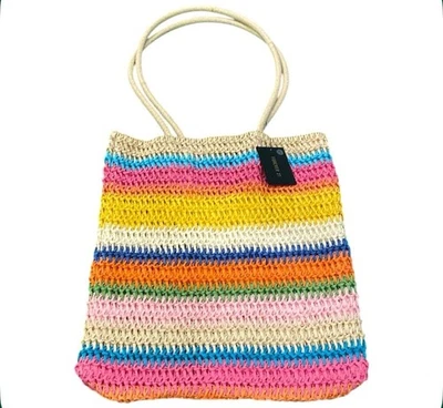 Bolso de Mano Forever21 Paja Verano Playa Hobo Bags Hippie Vacaciones Foto 1 de 4