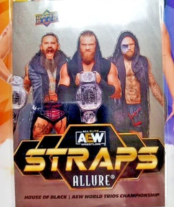House of Black 2024 Upper Deck All Elite Wrestling Allure Straps Insert Card - Picture 1 of 1