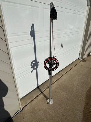 BIG JON CEPILLADORA APAREJADOR CARRETE ÚNICO MÁSTIL DE 5 PIES EXCELENTE Foto 1 de 4