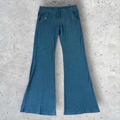 Juicy Couture Women Pants Flare Terry Flap Pockets Low Rise Vintage Y2k Sz M - Image 1 of 4