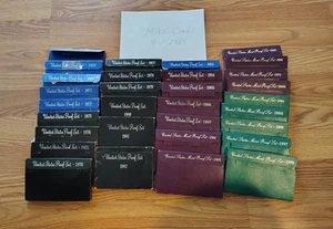 ESTATE LOT! 1968-1998 (31) U.S. Proof Sets ,160 Coins. - Picture 1 of 4