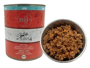My Bio Ente mit Kürbis Zucchini Spinat 820g No.4 mÿ Nassfutter I Hundefutter - Bild 1 von 5