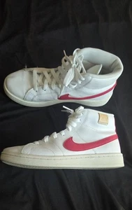 Nike Womens Court Royale 2 Mid CT1725-104 White Basketball Shoes Sneakers 7.5 - Picture 1 of 5