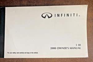 00 2000 Infiniti  I30 Owners Manual  Handbook OEM - Picture 1 of 1