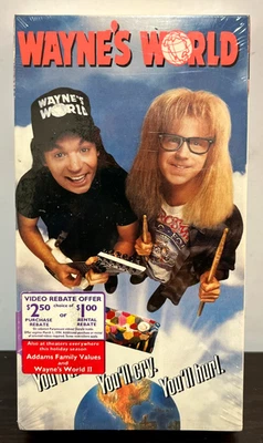 WAYNE'S WORLD (1993) - VHS Tape - SEALED NEW - Image 1 of 4