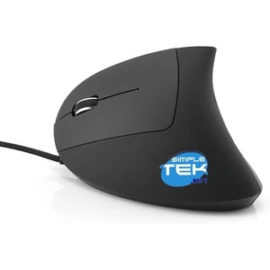 Wireless Vertical Mouse For Left-Handed 6 Buttons Ergonomic Refurbished - Picture 1 of 5