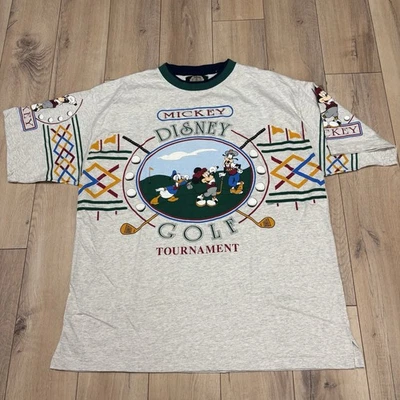 Camiseta De Colección Años 90 Walt Disney Pro GOOFY Golf Estampado Completo AOP Talla XL EE. UU. Hecha A+ Foto 1 de 4