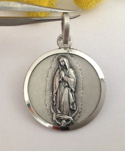 MEDAGLIETTA " MADONNA DI GUADALUPE " IN ARGENTO 925 - Imagen 1 de 1
