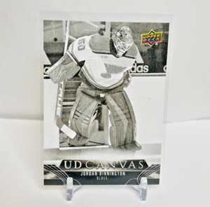 2023-24 Upper Deck Series 1 JORDAN BINNINGTON Black & White Canvas #C71