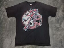 Vintage Yin Yang Tiger Dragon Graphic Shirt Size L