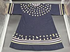 Antik 1910 Sioux Mädchen Kleid Cowrie Schnecken Trade Cloth Silk Ribbon