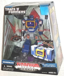 Transformers Universe Titanium Series SOUNDWAVE & LASERBEAK 2006 Hasbro New MIB - Picture 1 of 2