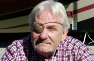 World's Best Eye Patch ADULT Leather African Rock Python, Replaceable Elas, - Picture 1 of 5