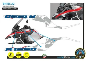 Motorrad Tankdeckel Aufkleber BMW R 1250 gs adventure LC RALLYE HP BM BC A2 - Bild 1 von 1