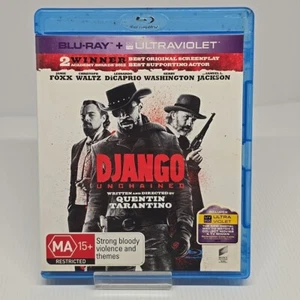 Django Unchained (Blu-ray, 2012) Christoph Waltz Jamie Foxx Leonardo DiCaprio Sa - Picture 1 of 2