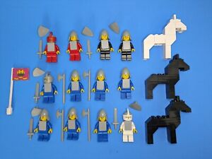 Classic LEGO Castle: Yellow Castle Knights Lot From Set 375 / 6075 Vintage 1978