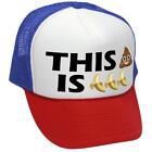 This S--- Is Bananas - Funny Parody Joke - Mesh Trucker Hat Cap