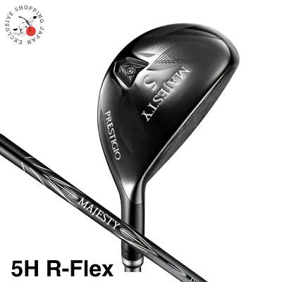 MAJESTY Prestigio Obsidian Hybrid Utility 5H LV755 Graphite Shaft R-Flex 2023 - Image 1 of 4