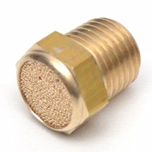 1/4" NPT Pneumatic Breather Vent Silencer Sintered Bronze BBV-N02 FACTORY NEW! - Picture 1 of 3