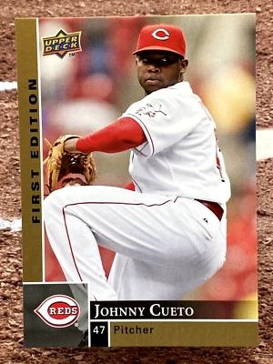 2009 Upper Deck primeira edição Johnny Cueto #82 - Imagem 1 de 2