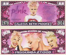 RARE: Pink $1,000,000 Novelty Note, Music. Buy 5 Get one FREE 