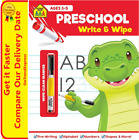 School Zone Write & Wipe Preschool Kids Activity Book By Hinkler FREE POST