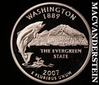 2007-S Washington State Silver Quarter - Choice Gem Proof  Lustrous  #V1700