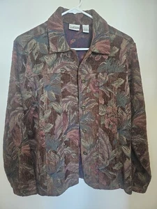 CHICO'S - COTTON BLEND JACKET SZ. 0 BEAUTIFUL! - Picture 1 of 7
