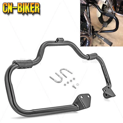 Barra de choque protectora de motor bigote para Harley Dyna Fat Bob Wide Glide FXDWG 06-17 Foto 1 de 4