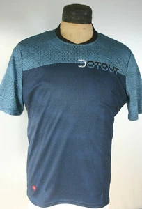 Dotout Herren Flip Jersey Shirt T-Shirt Fahrradshirt Radshirt Trikot blau - Foto 1 di 7