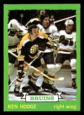 1973 Topps Ken Hodge #133 EX Boston Bruins - Image 1 of 2